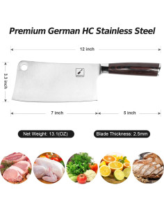 Cuchillo de Deshuesar y Carne imarku 17.78 cm Acero Inoxidable 2