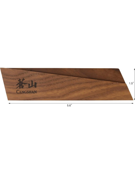 Funda Magnética Cangshan para Cuchillos 5" Madera de Ceniza