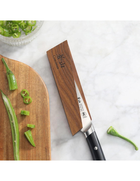 Funda Magnética Cangshan para Cuchillos 5" Madera de Ceniza