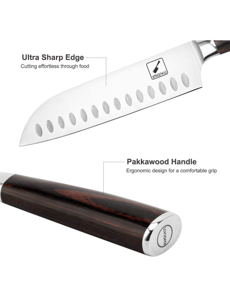 Cuchillo de Chef imarku 17.78 cm Acero Inoxidable Ultra Afilado