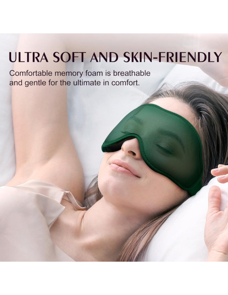 Mascarilla para dormir 3D FACEMOON - Espuma viscoelástica