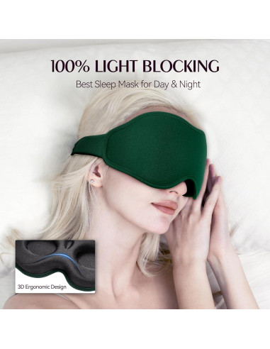 Mascarilla para dormir 3D FACEMOON - Espuma viscoelástica