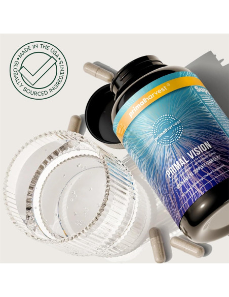 Cosecha Primal Suplemento Ocular con Luteína y Zinc 60 Cápsulas