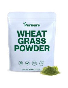 Purisure Polvo de Pasto de Trigo 240g - Superalimento Verde