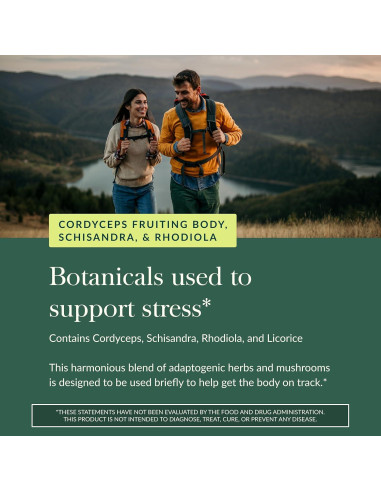 Cápsulas Vegetales Gaia Herbs Salud Adrenal 60 Unidades