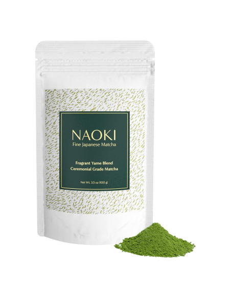 Matcha Verde en Polvo Ceremonial Naoki Yame 100g - Sabor Dulce