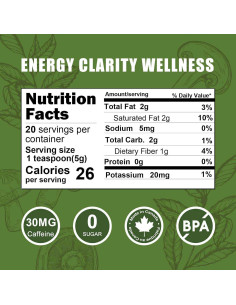 Grelim Latte de Matcha 100 g con 7 Hongos Superfood y MCT 2