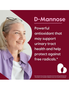 D-Mannose 500mg Bestvite 240 Cápsulas Veganas Sin Gluten 2