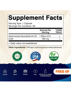 Vitamatic Akkermansia Muciniphila 60 Cápsulas Salud Intestinal 2