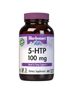 Cápsulas Vegetales 5-HTP 100mg Bluebonnet, 60 Porciones