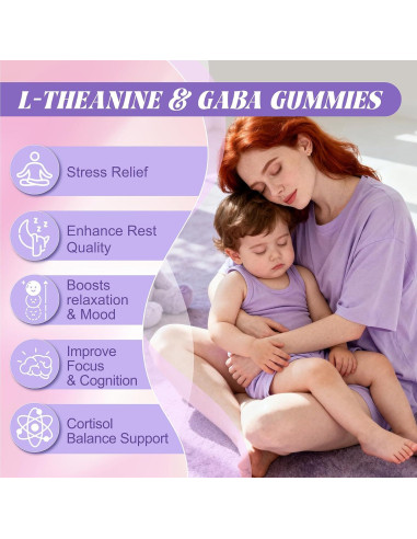 Gomitas Liposomales L-Teanina Elysx 400mg Sabor Arándano 60 Unid