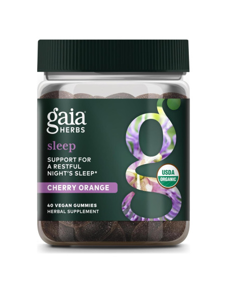 Gomas de Sueño Orgánicas Gaia Herbs, 40 Contenido, Veganas