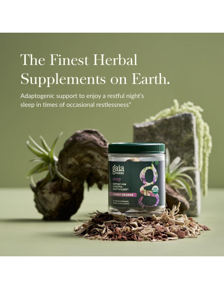 Gomas de Sueño Orgánicas Gaia Herbs, 40 Contenido, Veganas