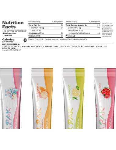 Polvo de Kava Instantáneo Mitra9 - Paquete Variado 10 Stick