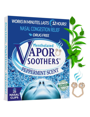 Dilatadores Nasales Mentolados ScentTech 28 Unidades Alivio Congestión