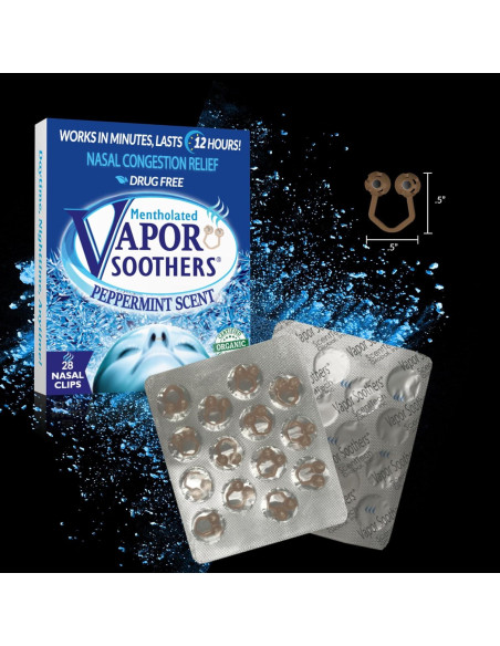 Dilatadores Nasales Mentolados ScentTech 28 Unidades Alivio Congestión