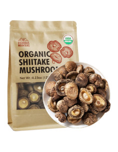 Champiñones Shiitake Secos Orgánicos MONTANAS VIGOROSAS 120g