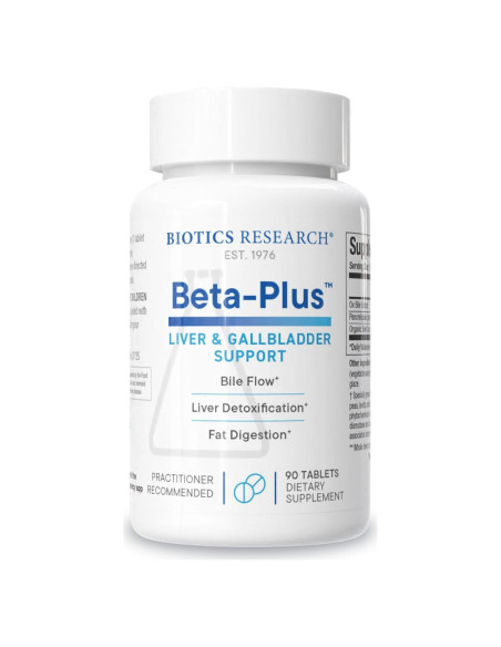 Suplemento Digestivo Biotics Research Beta-Plus 90 Tabs