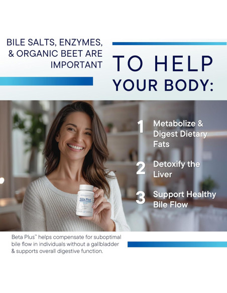 Suplemento Digestivo Biotics Research Beta-Plus 90 Tabs