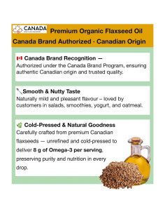 Aceite de Semilla de Linaza Sunyeah 1L Prensado en Frío 100% Puro 2