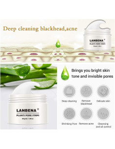 LANBENA Tiras para Nariz 2.0 con Ácido Salicílico 60 Pcs 2