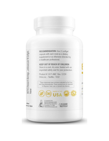 Biotics Research B12-2000 y Biomega-1000 Omega-3 60 Pastillas