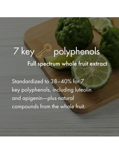 Suplemento de Bergamota 500mg Naomi para Salud Cardiaca