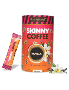 Café Instantáneo Skinny Boost Vainilla 139.5g - Sin Azúcar