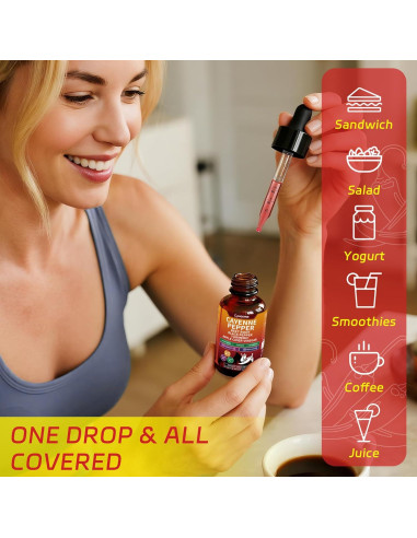 Gotas de Pimienta de Cayena HEERB 60ml - Suplemento Vegano
