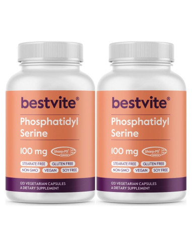 Fosfatidilserina 100mg Bestvite - 240 Cápsulas Veganas