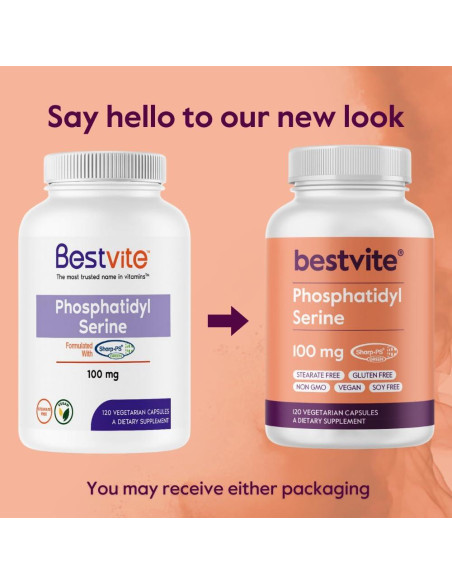 Fosfatidilserina 100mg Bestvite - 240 Cápsulas Veganas