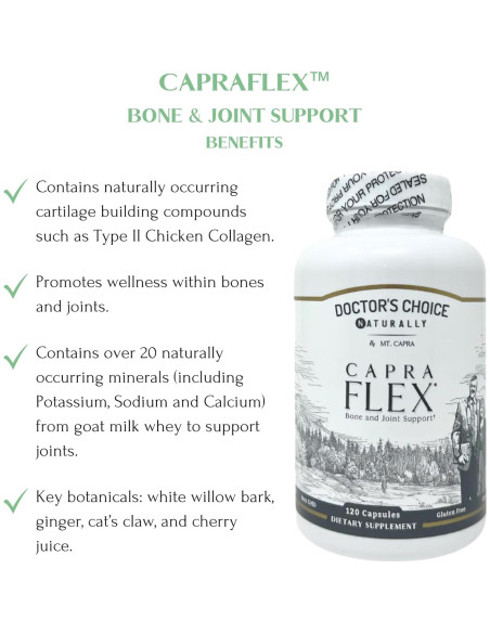 Suplemento Articular CapraFlex Mt. Capra | 120 Cápsulas