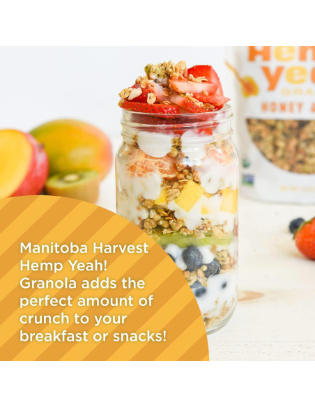 Granola Orgánica Manitoba Harvest Hemp Yeah! Miel y Avena 283.5 g
