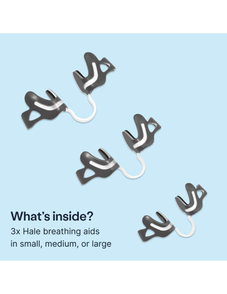 Kit de Recarga Hale | Dilatador Nasal Mediano | 3 Piezas
