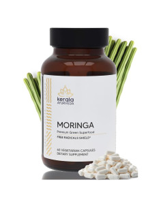Cápsulas de Moringa Kerala Ayurveda 450 mg - 60 Unidades