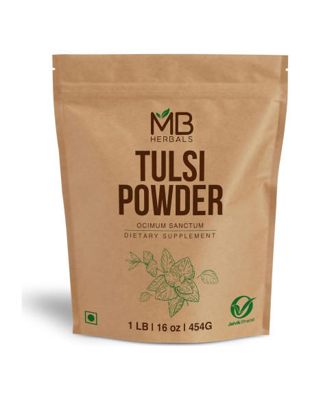 Polvo de Tulsi Orgánico MB Herbals 454g - Té Saborizado