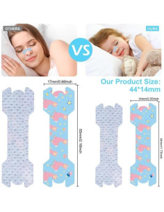 Tiras Nasales para Niños Stranthother 60 Piezas 4,4x1,4cm 2