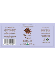 Extracto de Anís Orgánico Flavorganics 59 ml Sin OGM 2