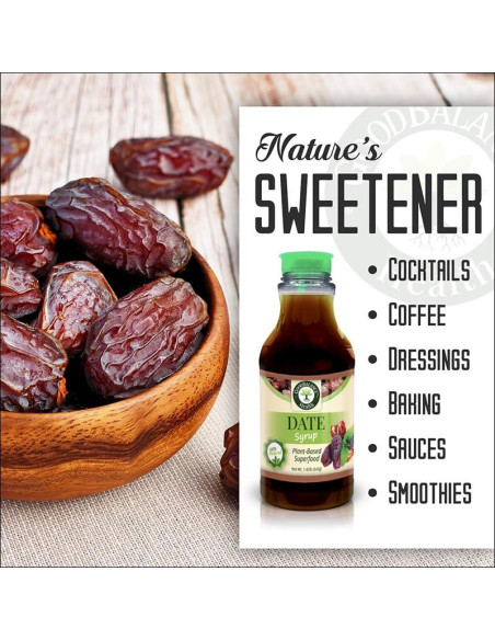 Jarabe de Dátil Orgánico Good Balance Health 636 ml - Sustituto de Azúcar