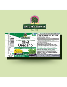 Aceite de Hoja de Orégano Nature's Answer 150 mg 28.35 g 2