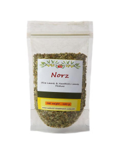 Mezcla de Té Orgánico Hekma Center 100g - Hoja de Olivo y Espino