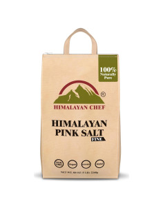 Sal Rosa del Himalaya Chef del Himalaya 2.27 kg Grano Fino Kosher