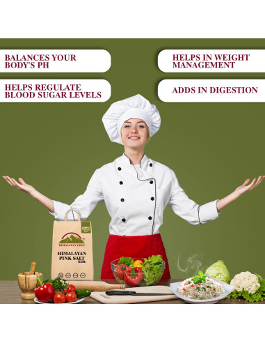 Sal Rosa del Himalaya Chef del Himalaya 2.27 kg Grano Fino Kosher