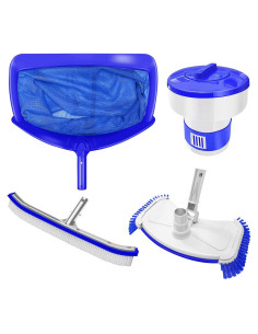 Kit de Limpieza de Piscina Aiper 4 en 1 con Flotador y Cepillo