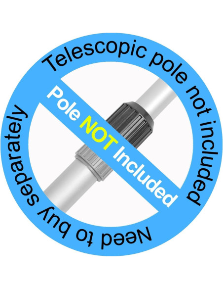 Red de Skimmer de Piscina Poolvio 35.56 cm - Malla Ultra-Fina