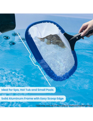 Red de Skimmer de Piscina Poolvio 35.56 cm - Malla Ultra-Fina