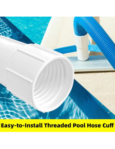 Manguito de Manguera de Vacío para Piscina ZNBSIXP - Paquete de 2 2