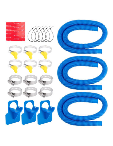 Kit de Mangueras de Piscina RSYEKU 1.25" x 149.86 cm con Abrazaderas