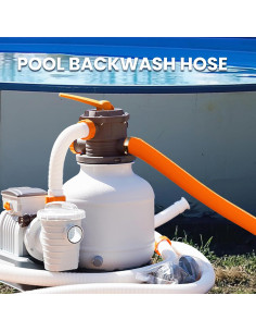 Manguera de Retrolavado LINEX 15.24m PVC Alta Resistencia Naranja 2