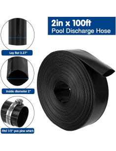 Manguera de Retrolavado MAHOOMMAKH 2" x 30.48m Alta Resistencia 2